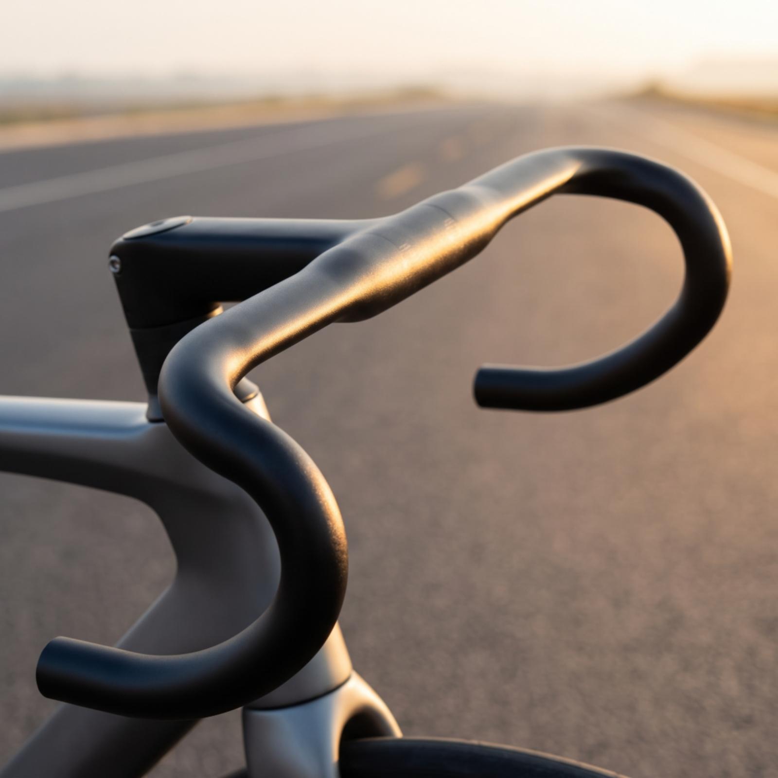 Cycling Commute Speed - Schlanker, flacher Rennradlenker aus Aluminiumlegierung, 25,4