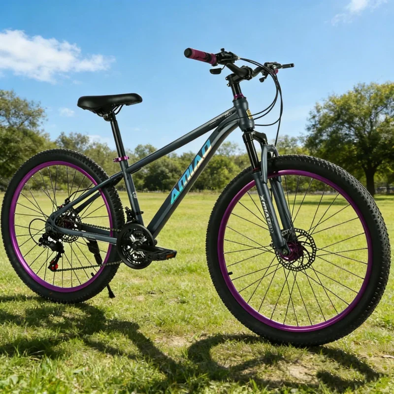 Cycling Commute Speed - Mehrstufiges Mountainbike mit leichter Federung für
