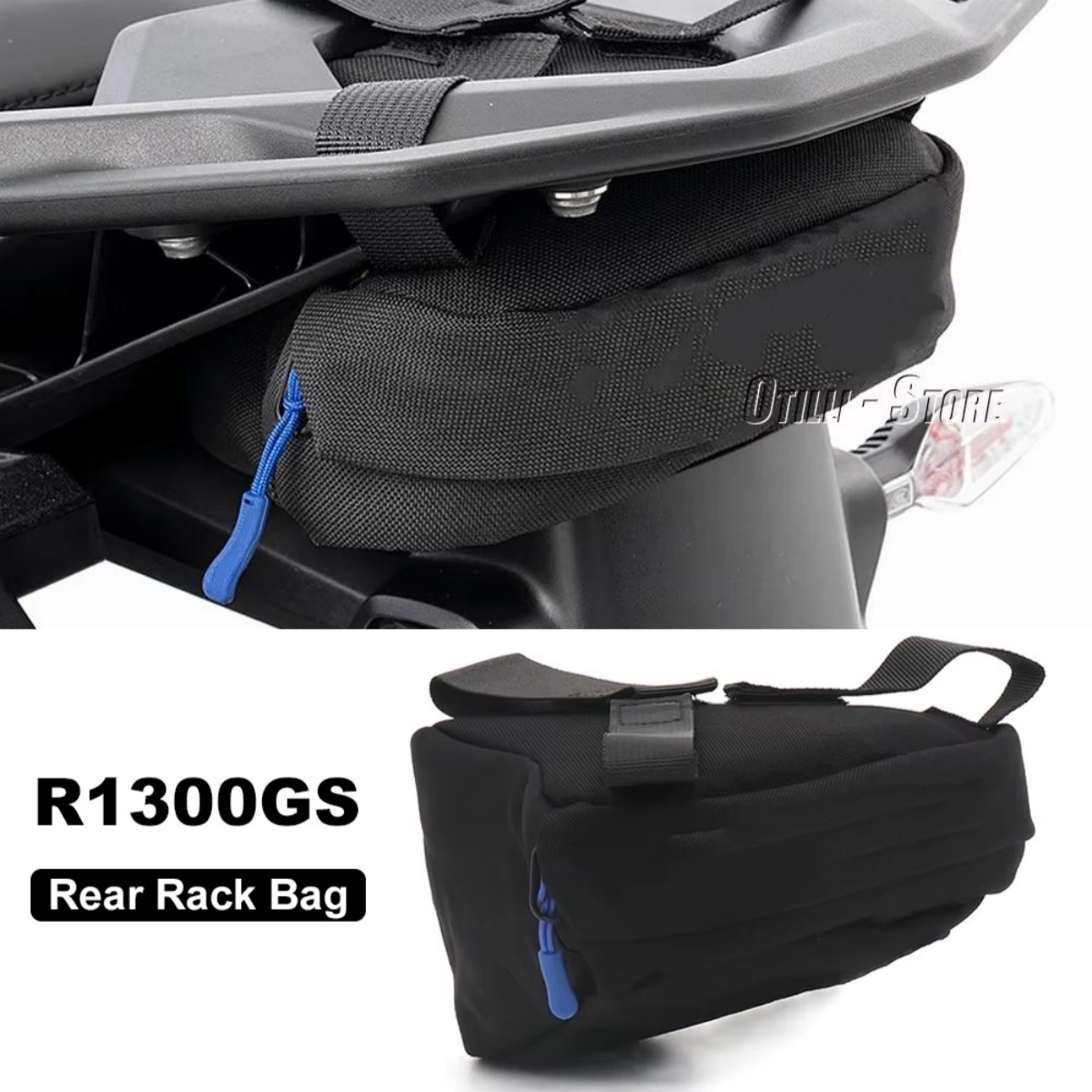 Panniers Waterproof Rear - Wasserdichte Motorrad-Hecktasche, Gepäcktasche, Untertasche, Rücksitztasche für