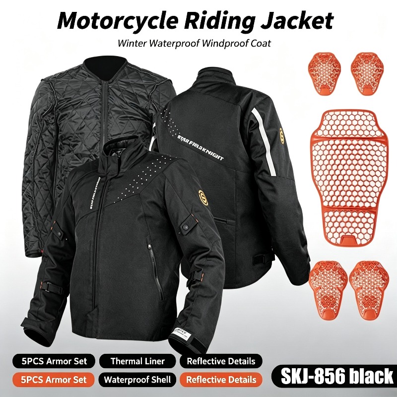 Winter Cycling Commute - Star Knight Radsportanzug Motorrad Herren Motorrad-Ausrüstung