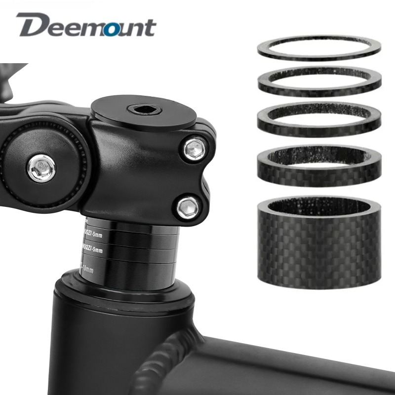 Bell Handlebar Ring - Fahrrad-Abstandshalter aus Kohlefaser für 1-1/8 Zoll