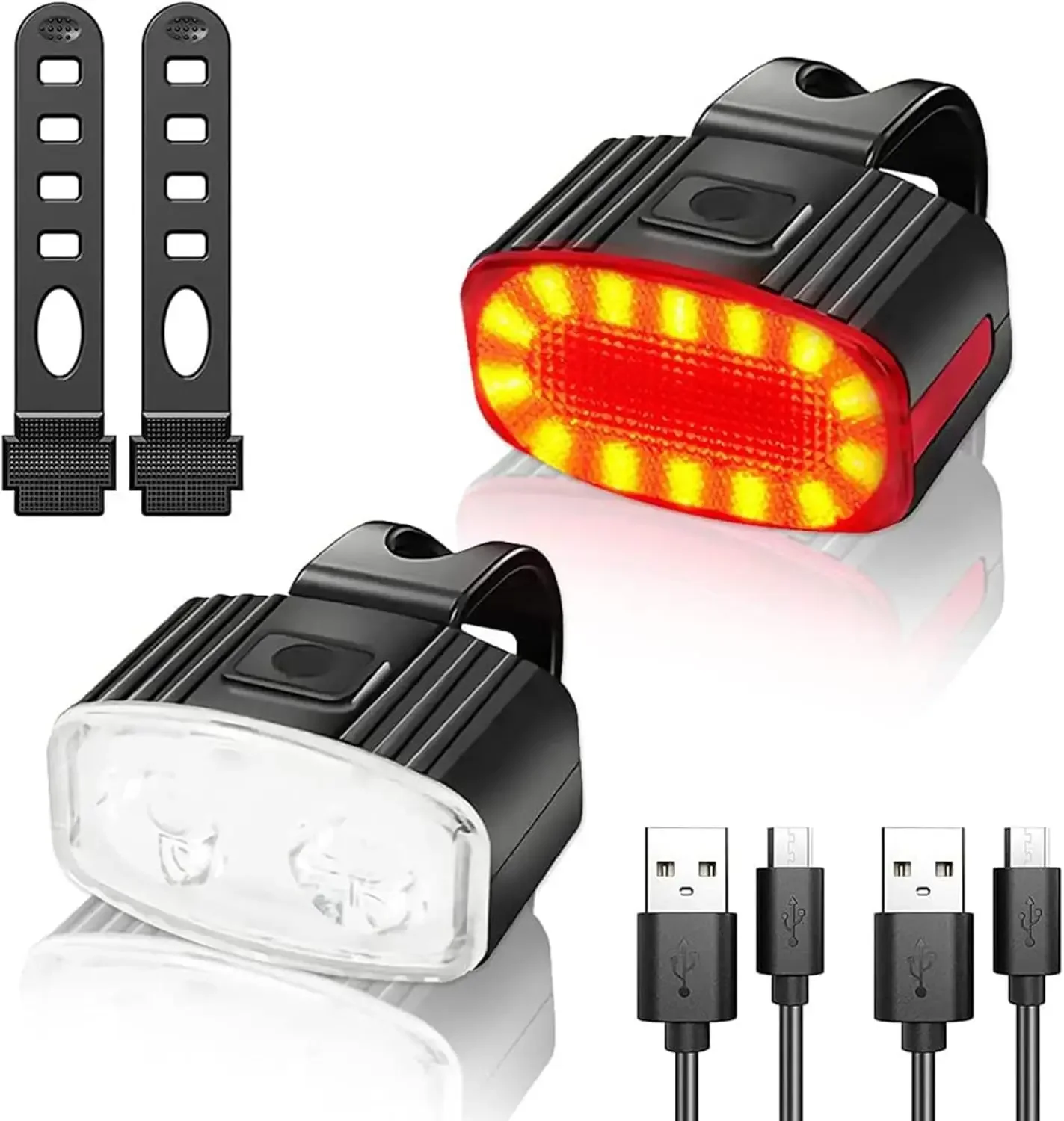 Bike Light Front Rear - Fahrrad Fahrrad vorne Rücklicht Set Fahrrad