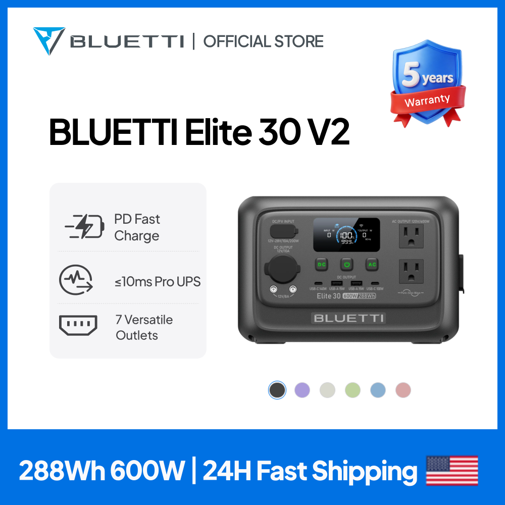 Usb Charger Dynamo - 【Renew】BLUETTI Elite 30 V2 Tragbare Powerstation