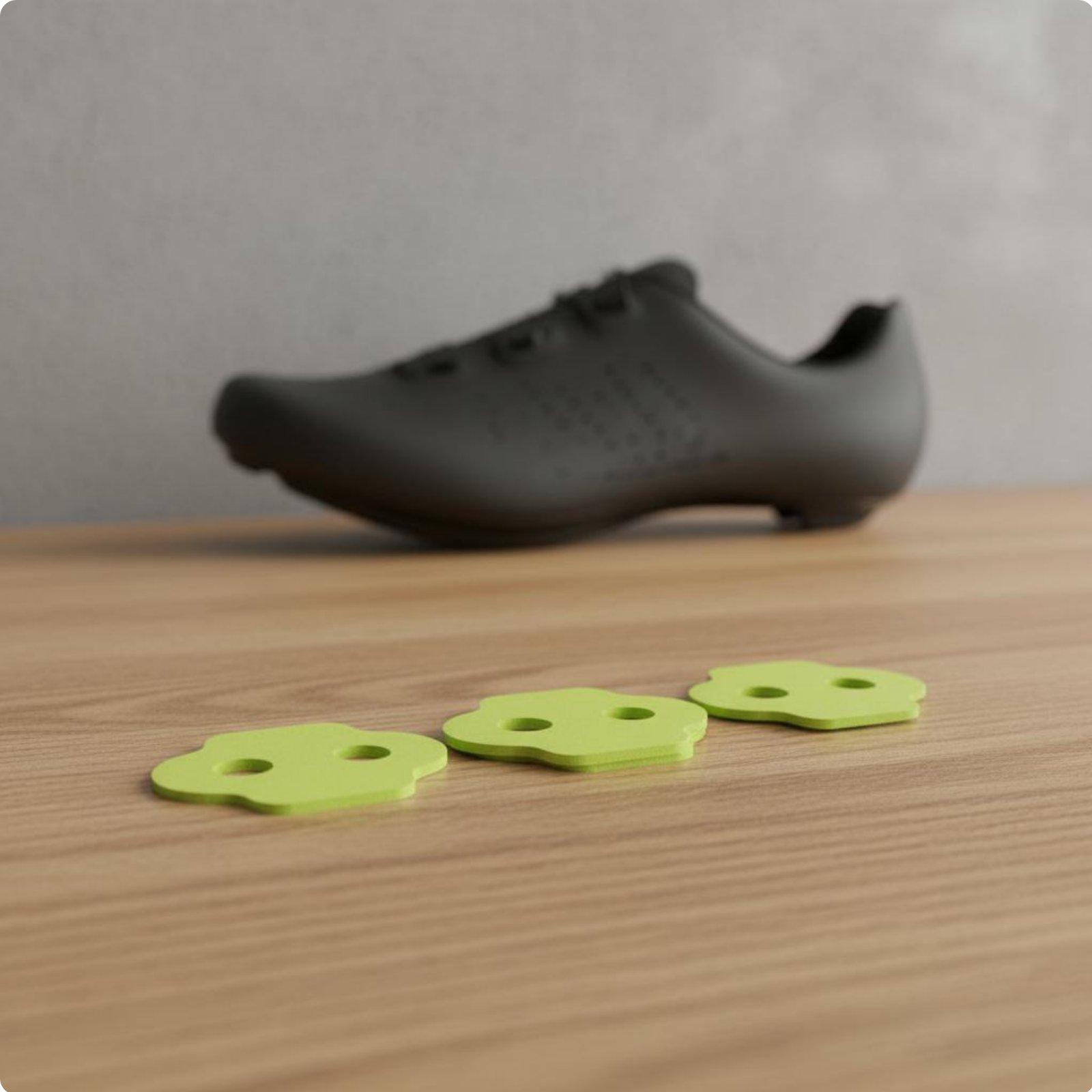 Cycling Commuter Shoes - Fahrradschuh-Abstandshalter-Set aus PETG für Mountainbike-Pedaloptimierung