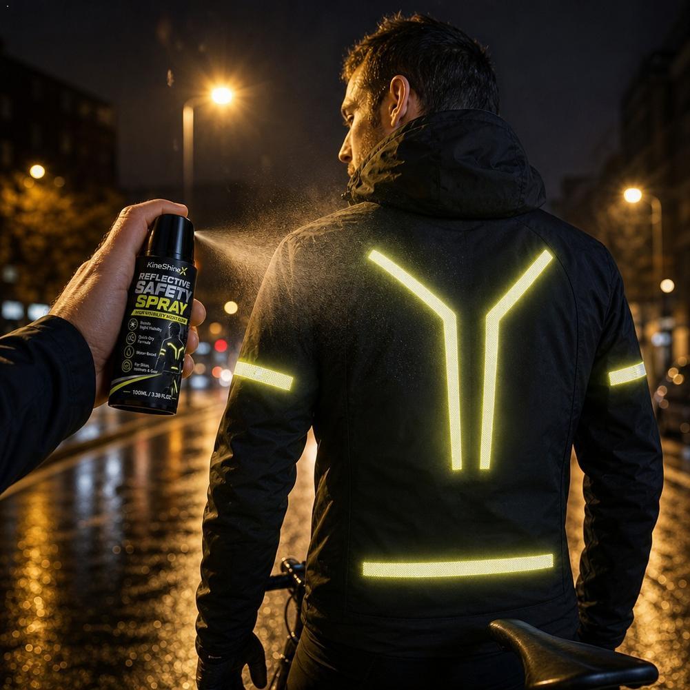 Commute Cycling Helmet - Reflektierender Sicherheitsspray für die Nacht, Hochsichtbare