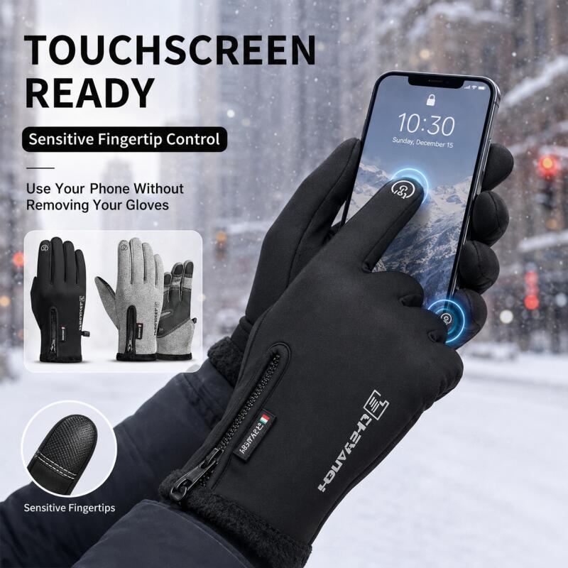 Winterwarme Touchscreen-Handsc – Winter Cycling Commute Bewertung und Preis