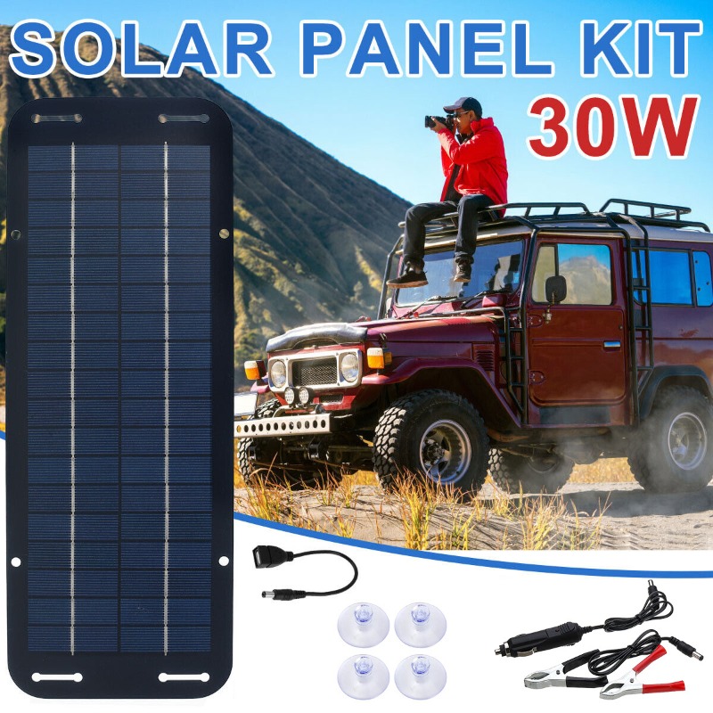 12V Solarpanel-Kit IP65 Wasser – Usb Charger Dynamo Bewertung und Preis