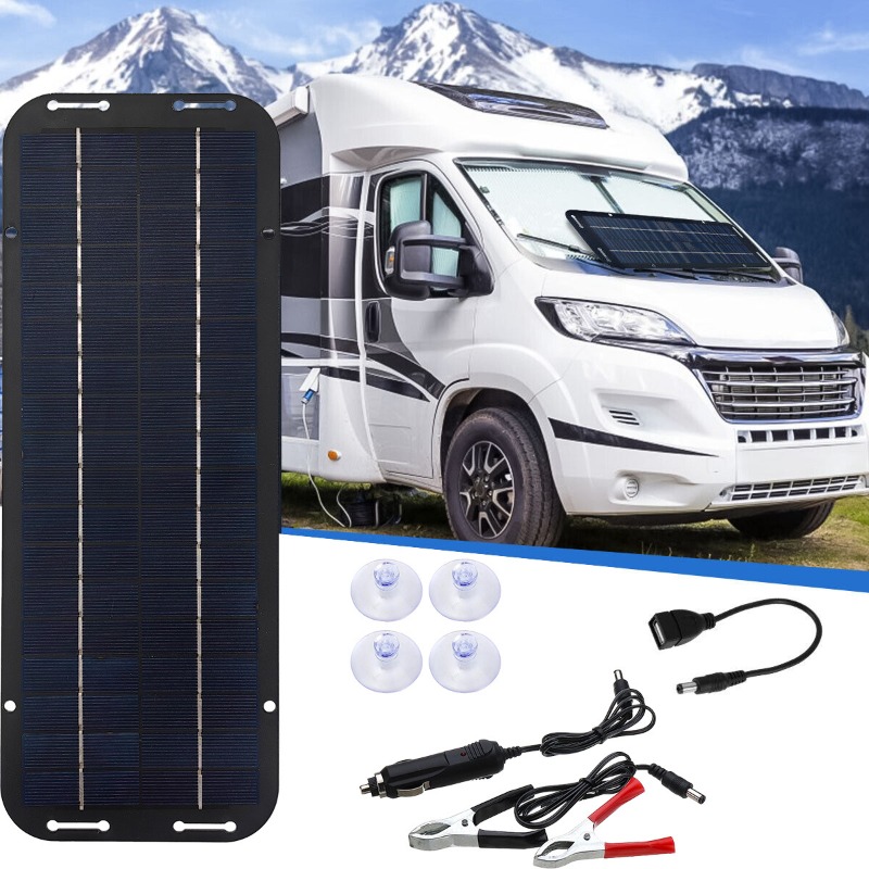 12V Solarpanel-Kit IP65 Wasser – Usb Charger Dynamo Bewertung und Preis