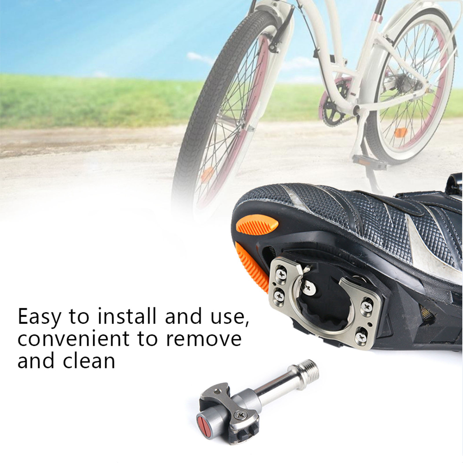 1 Paar Fahrrad-Pedal-Stollen,  – Cycling Commuter Shoes Bewertung und Preis