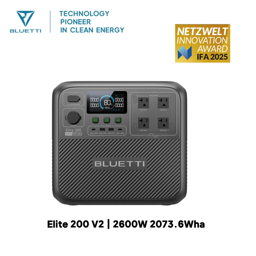 【Renew】BLUETTI Elite 200 V2 Tr – Usb Charger Dynamo Bewertung und Preis